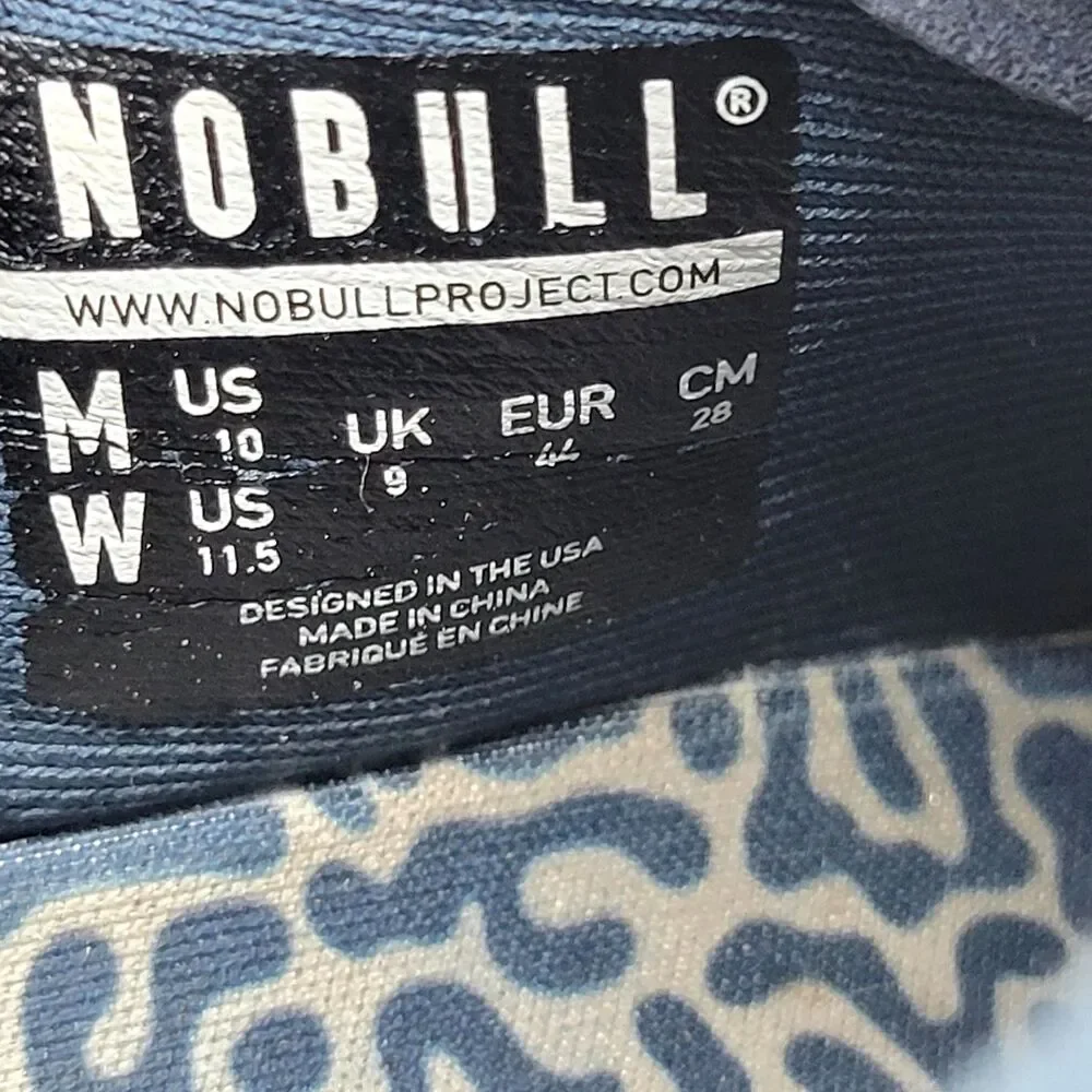 NOBULL SuperFabric Mens Blue Gray Trainers Size US 10 EUR 44 Womens US 11.5